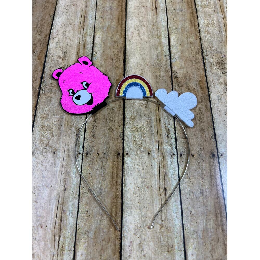 A Proper Princess Pink Cheer Bear Carebear Headband NEW
